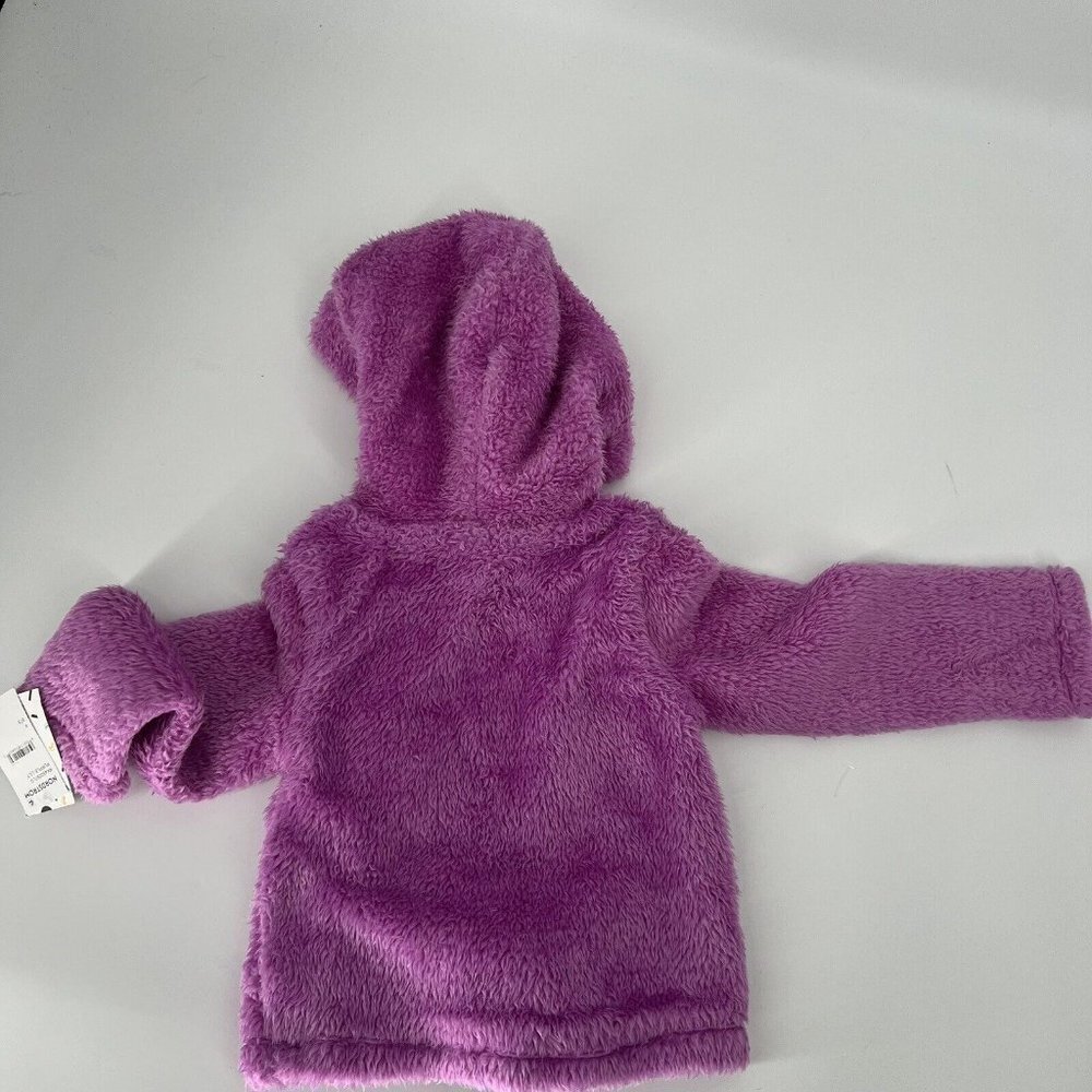 Harper Canyon NEW Girls Purple Lily Fuzzy Hoodie With Ears Size 4 Pullover - Picture 8 of 8